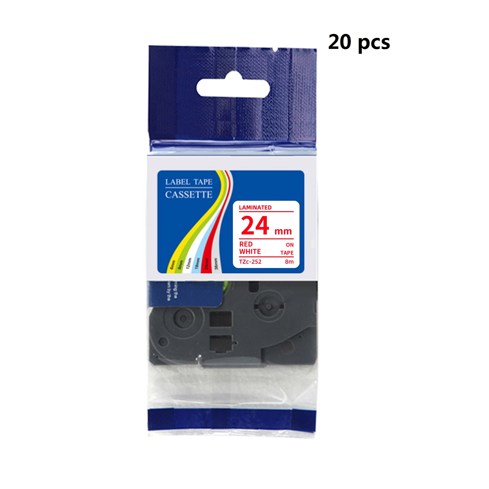20 pcs pack Compatible Brother - Label Printer Tape ulasan dan harga