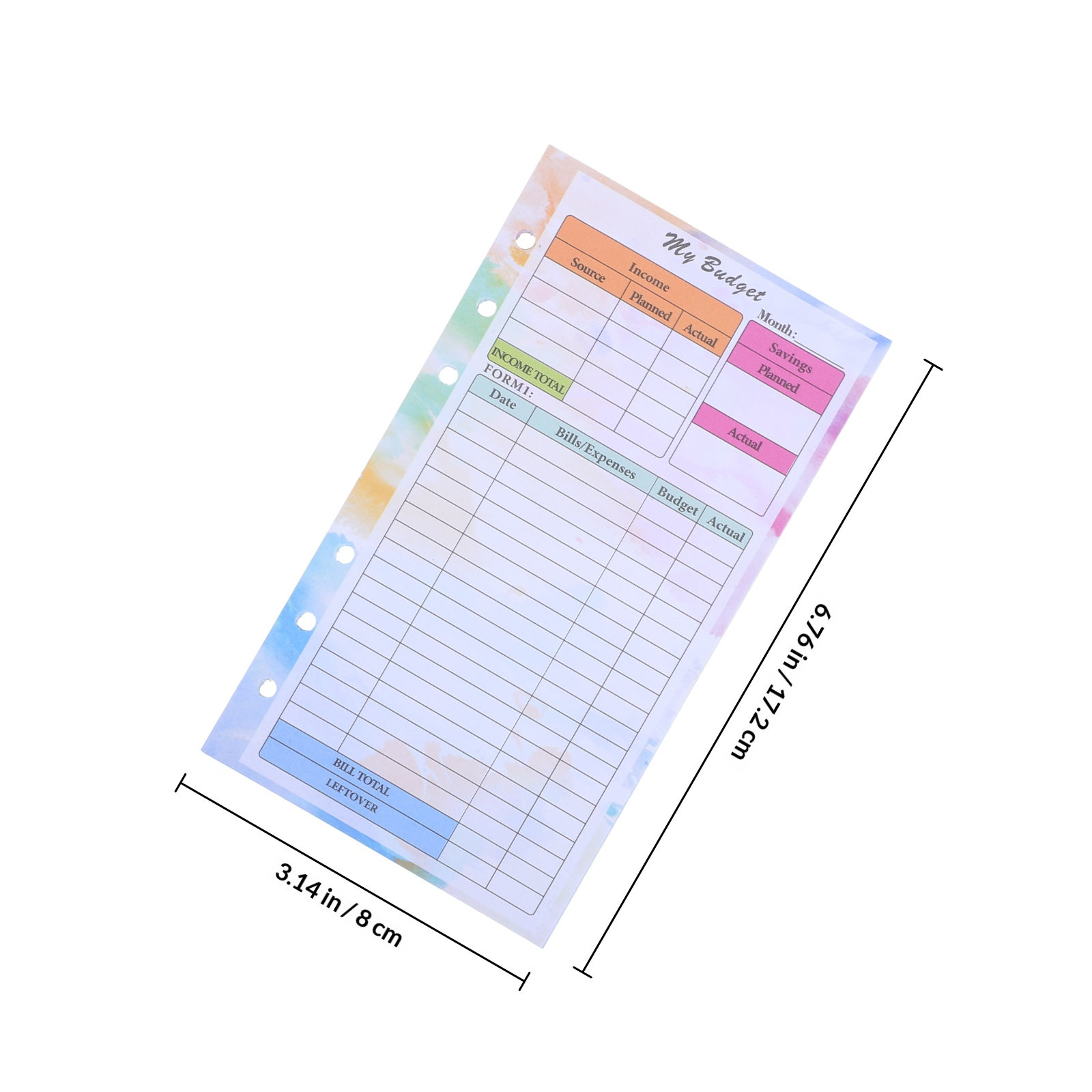 14Sheets Budget Notebook A6 Si - Planner Weekly Budget ulasan dan harga
