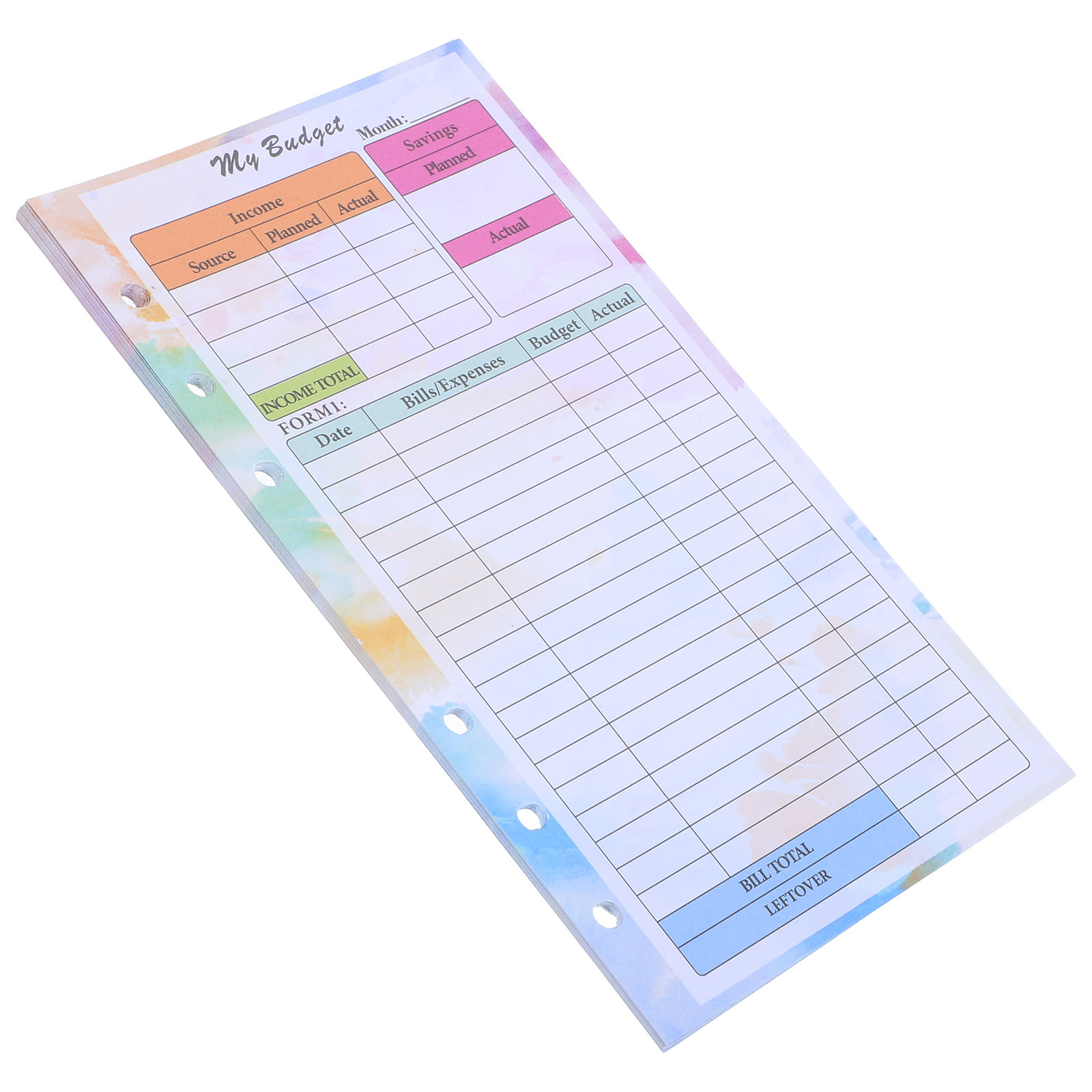 14Sheets A6 Refillable Budget  - Planner Weekly Budget ulasan dan harga